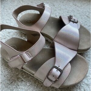 Gold sandals